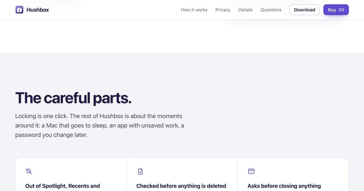 Hushbox screenshot 3