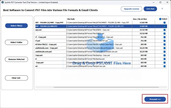 SysInfo PST Converter screenshot 2