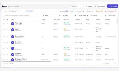 Vastu CRM screenshot 2