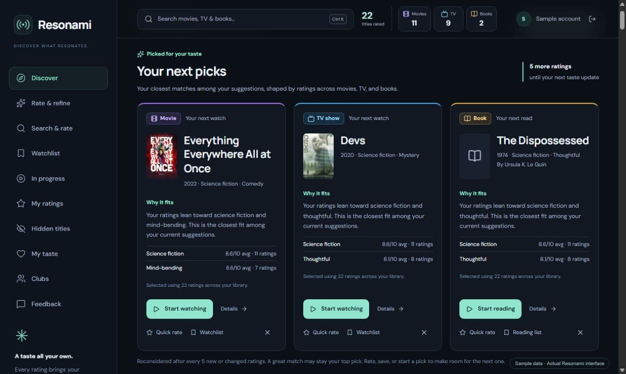 Resonami screenshot 1