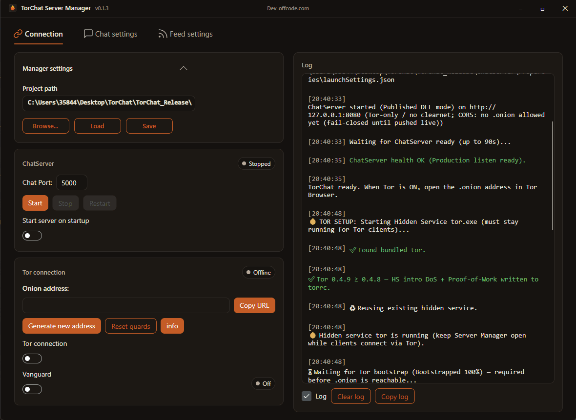 OffCode Tor Chat screenshot 6