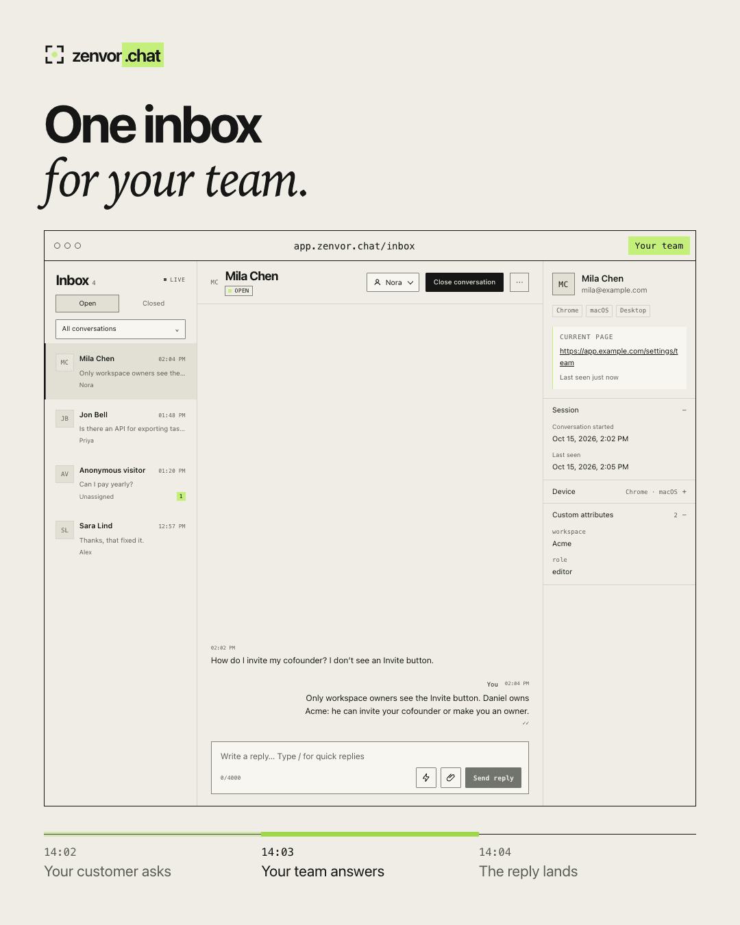 zenvor.chat screenshot 2