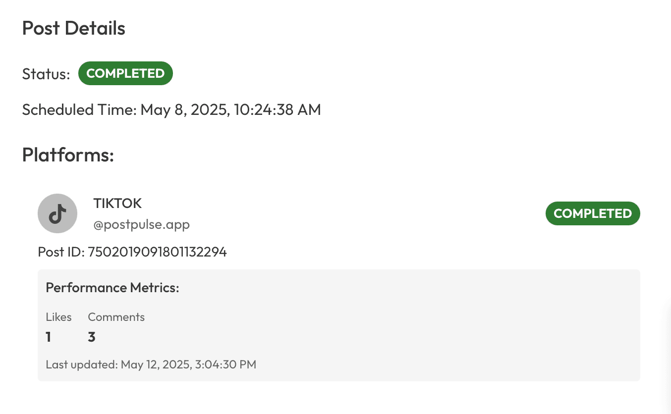 PostPulse screenshot 3