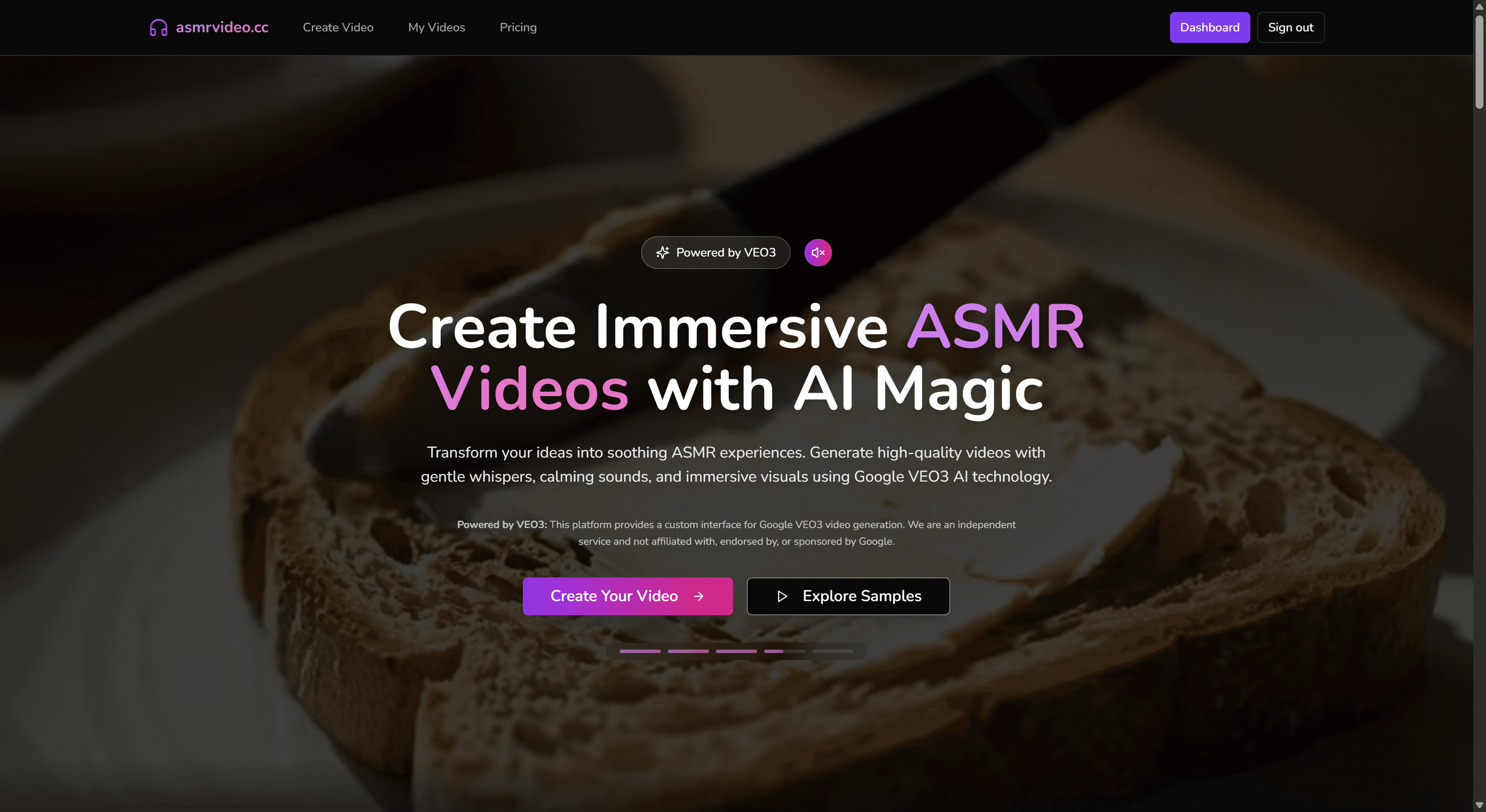 ASMRVideo.cc screenshot 1