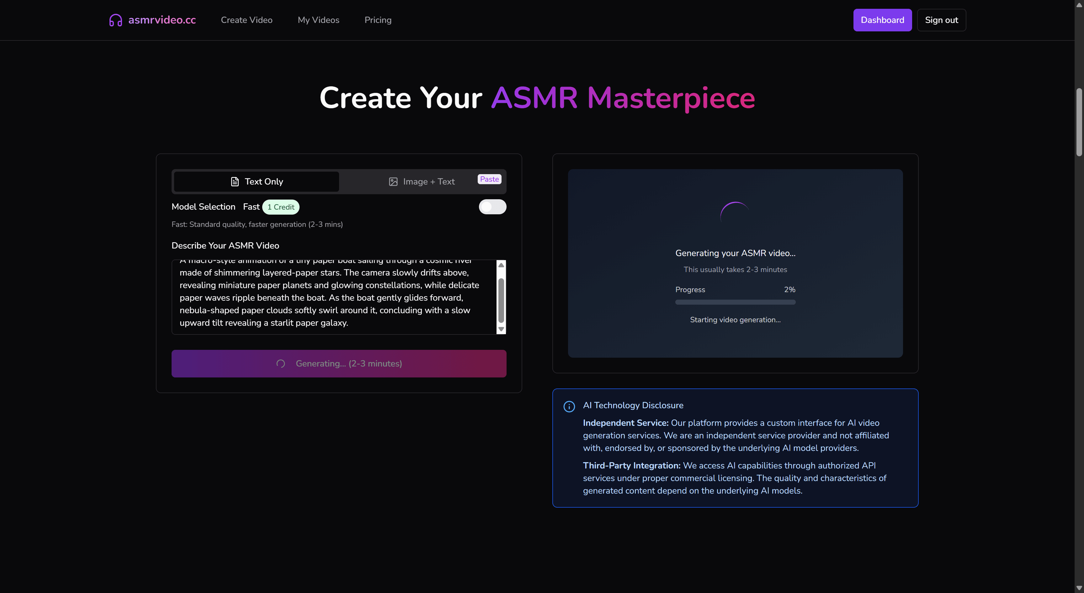 ASMRVideo.cc screenshot 2
