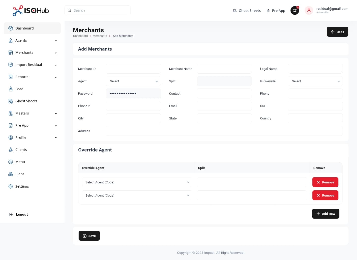 ISOhub CRM screenshot 5
