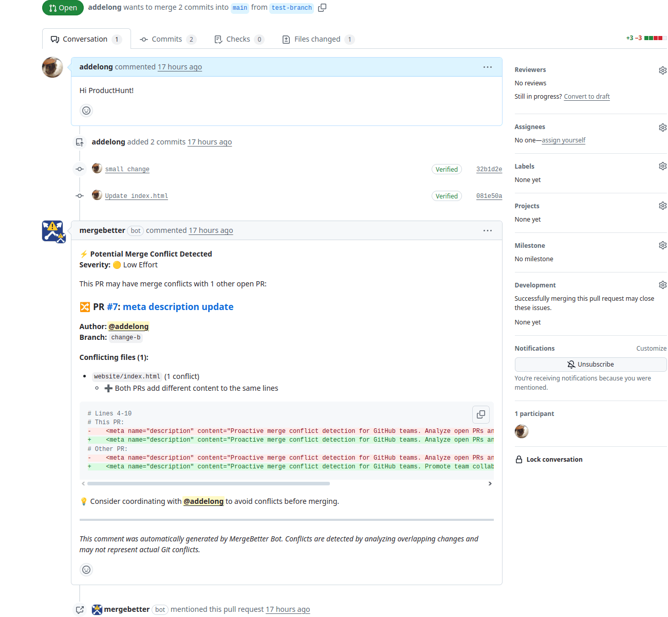 MergeBetter screenshot 4