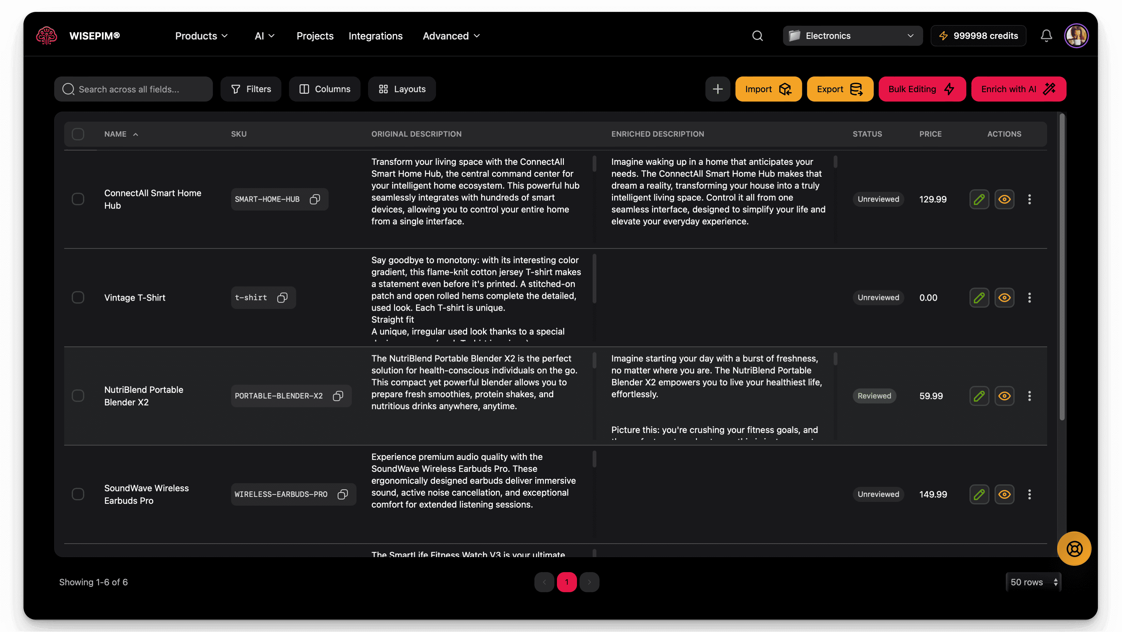 WISEPIM screenshot 1