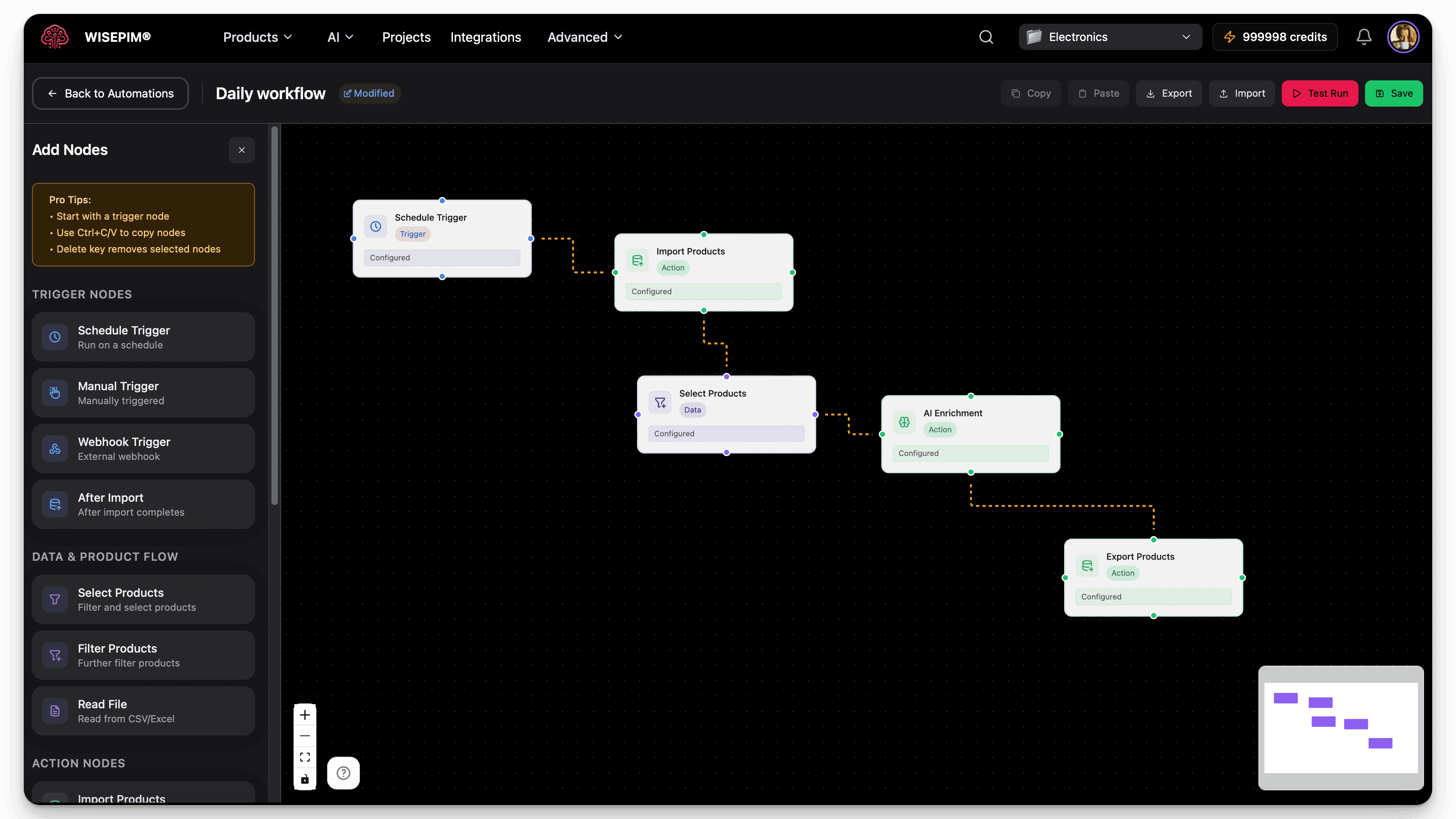 WISEPIM screenshot 2