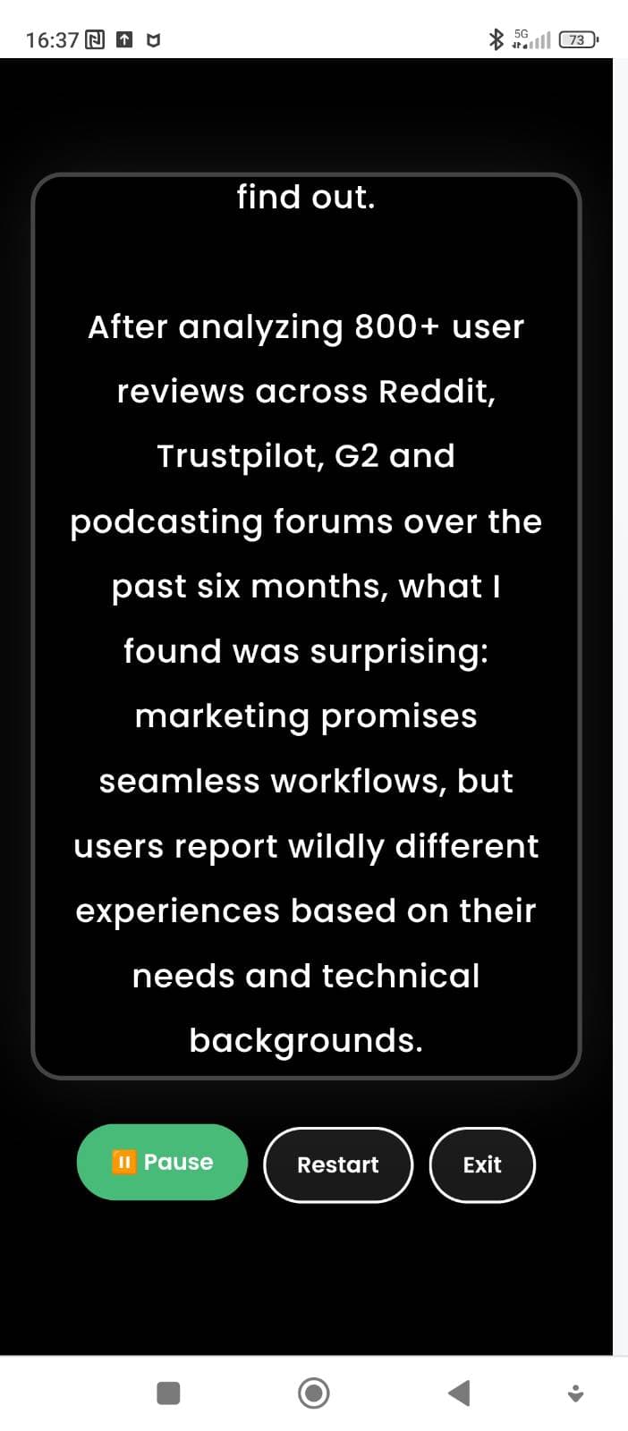 Tools Podcasting Teleprompter screenshot 4