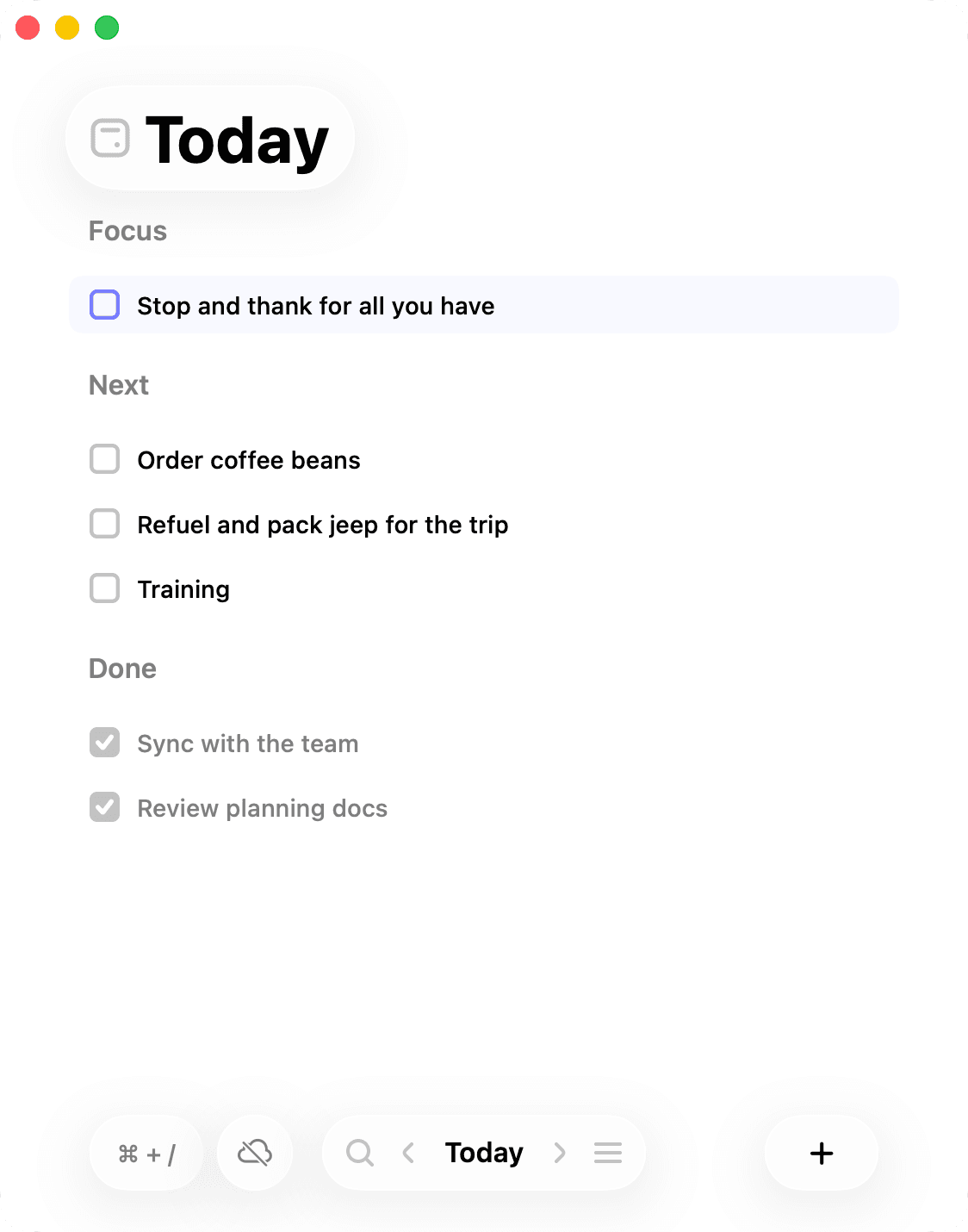 Daily App screenshot 1