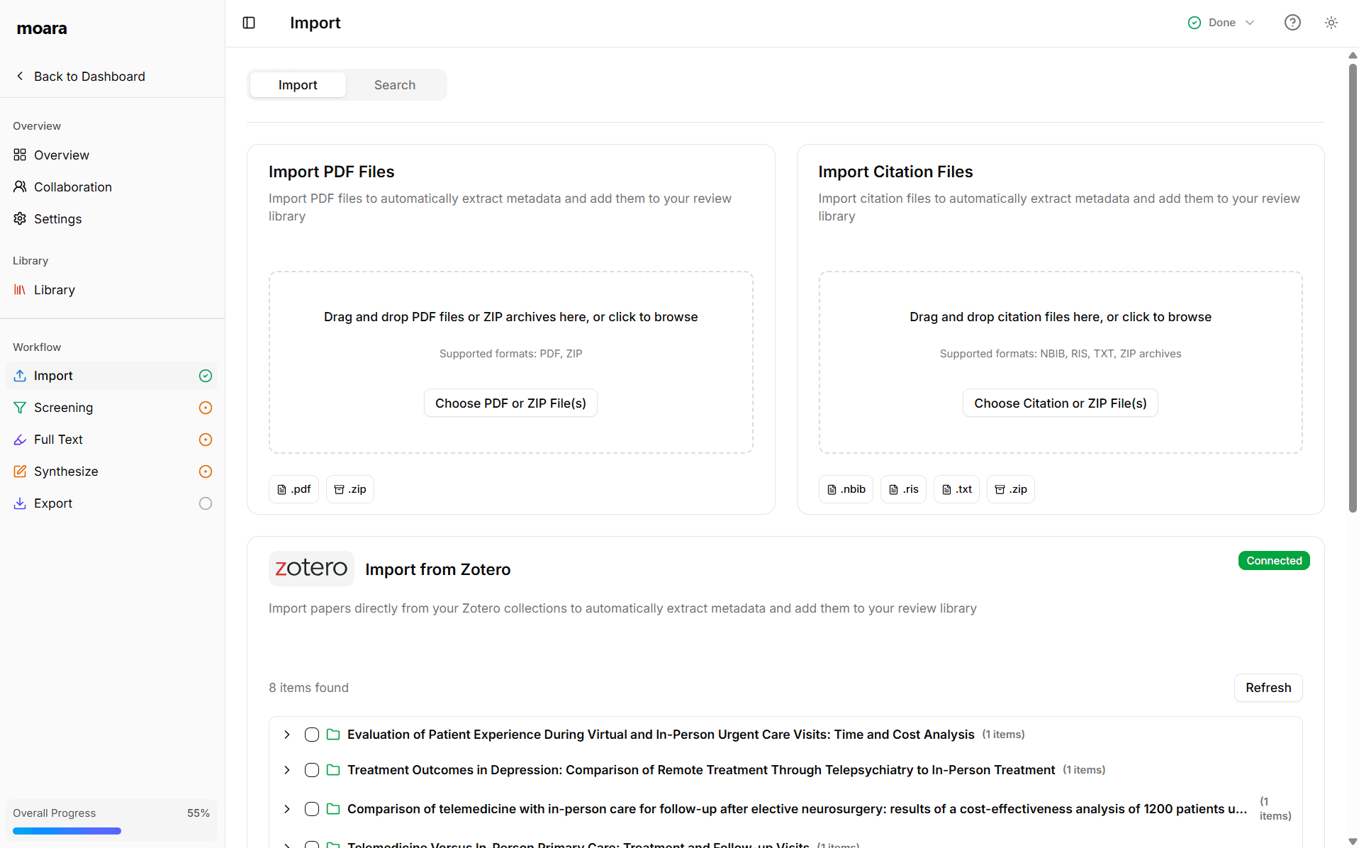 Moara.io screenshot 3