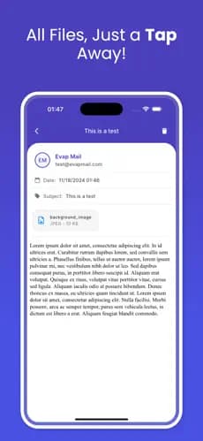 Evap Mail screenshot 4