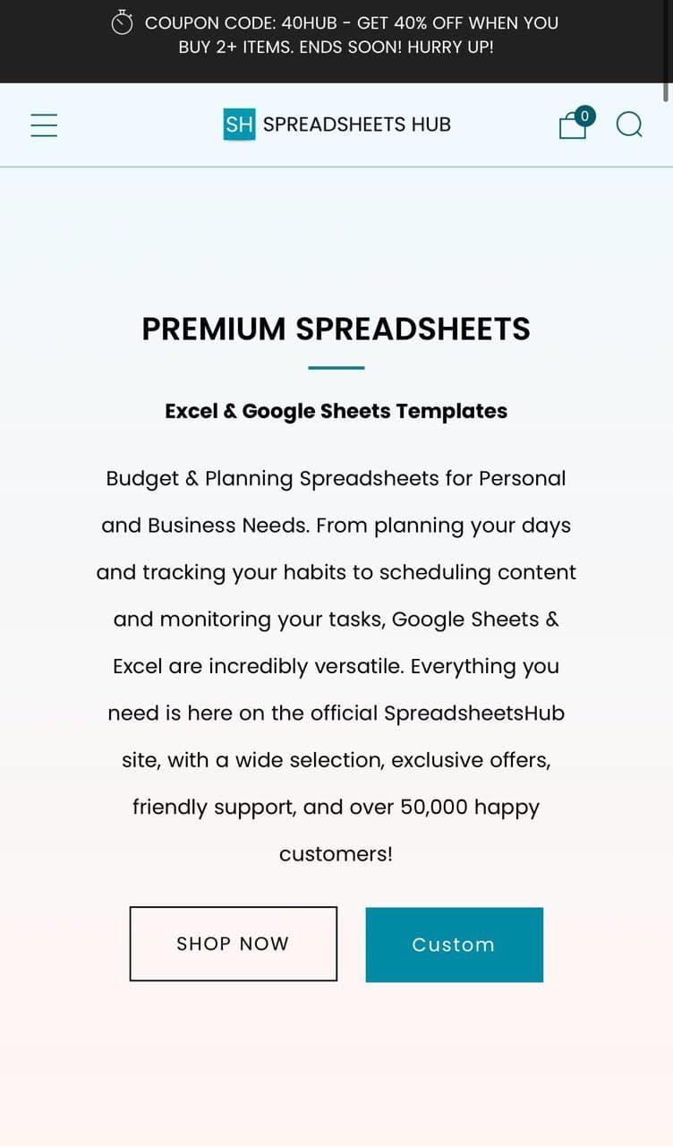 SpreadsheetsHub screenshot 3
