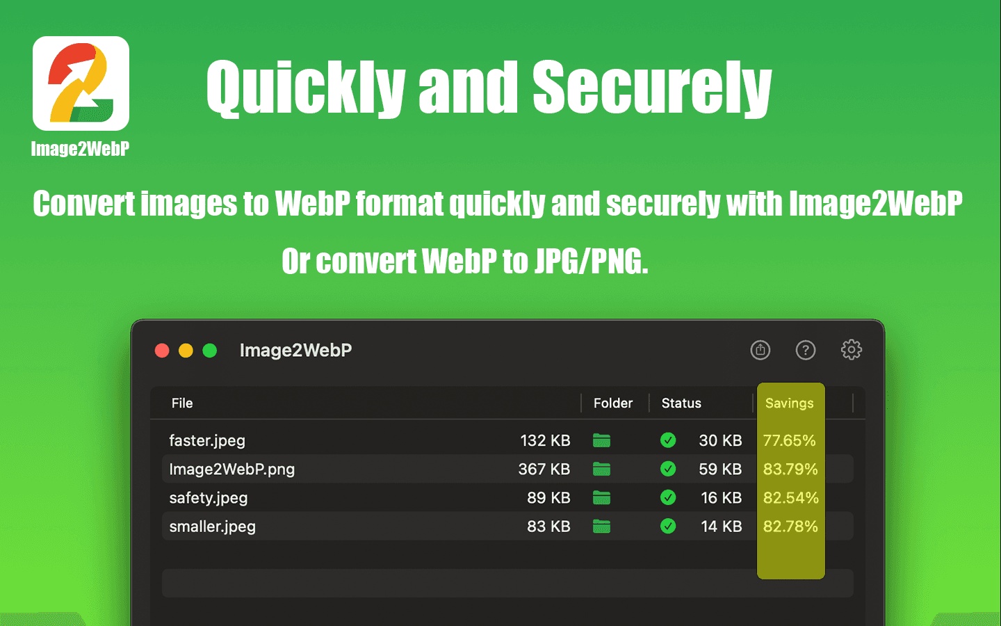 Image2WebP screenshot 1