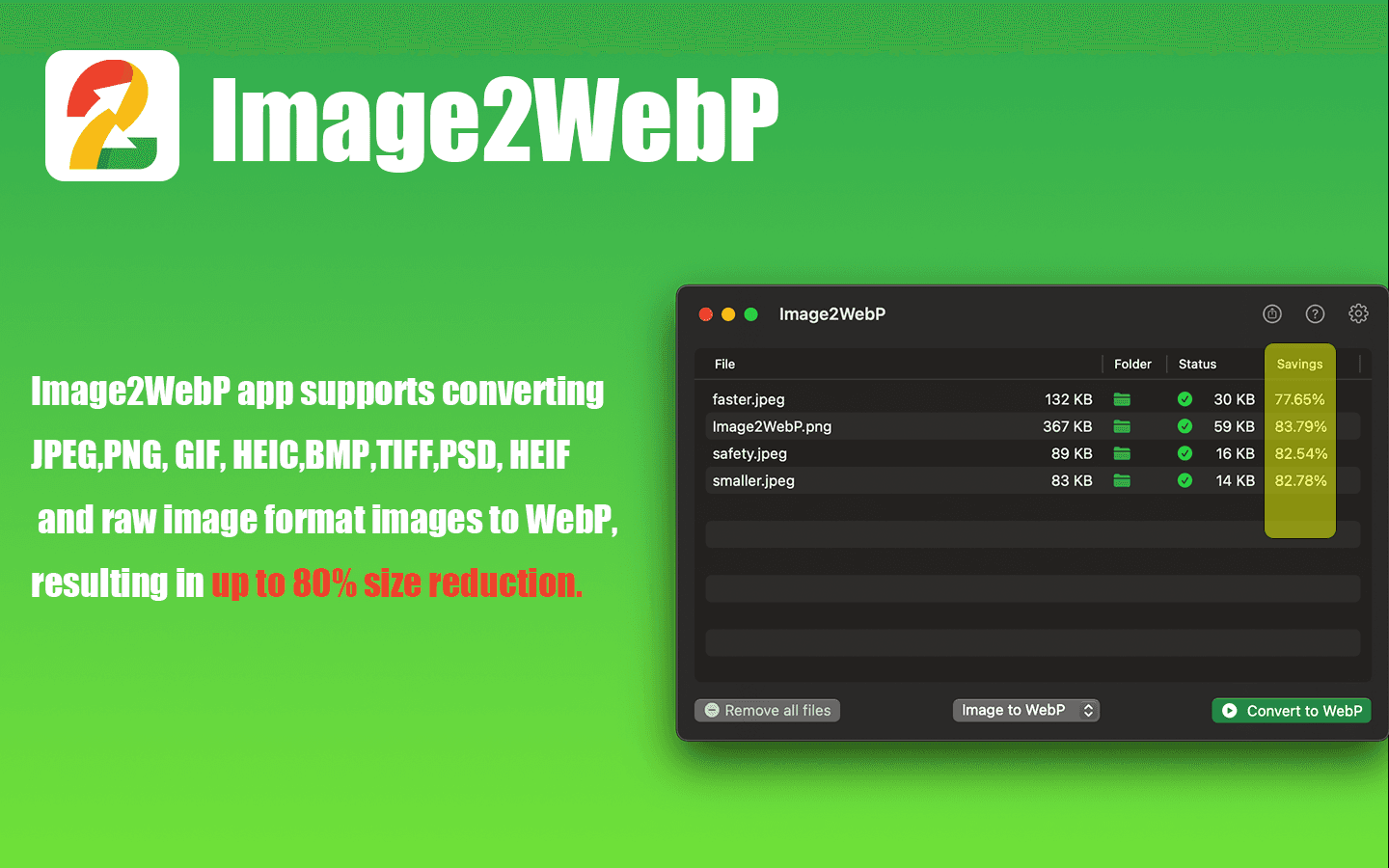 Image2WebP screenshot 2