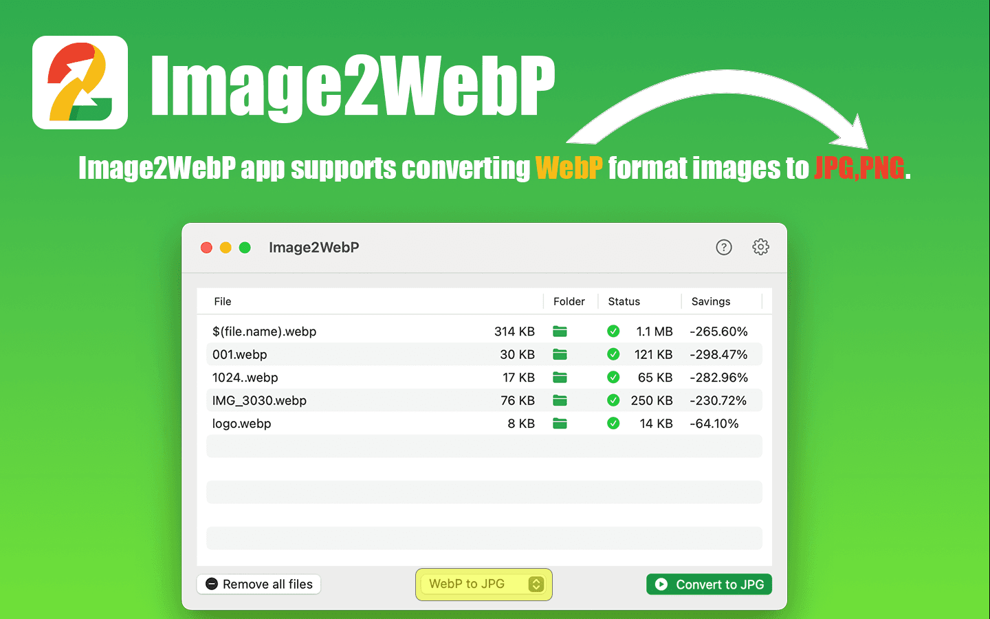 Image2WebP screenshot 3
