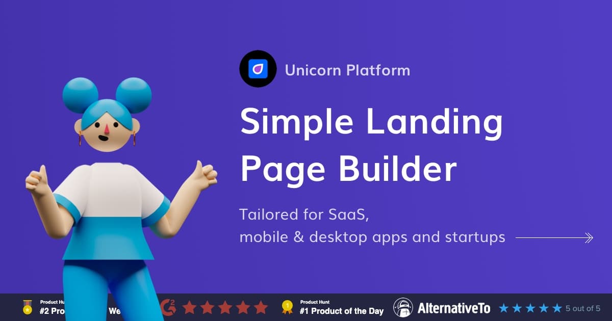 Unicorn Platform screenshot 1