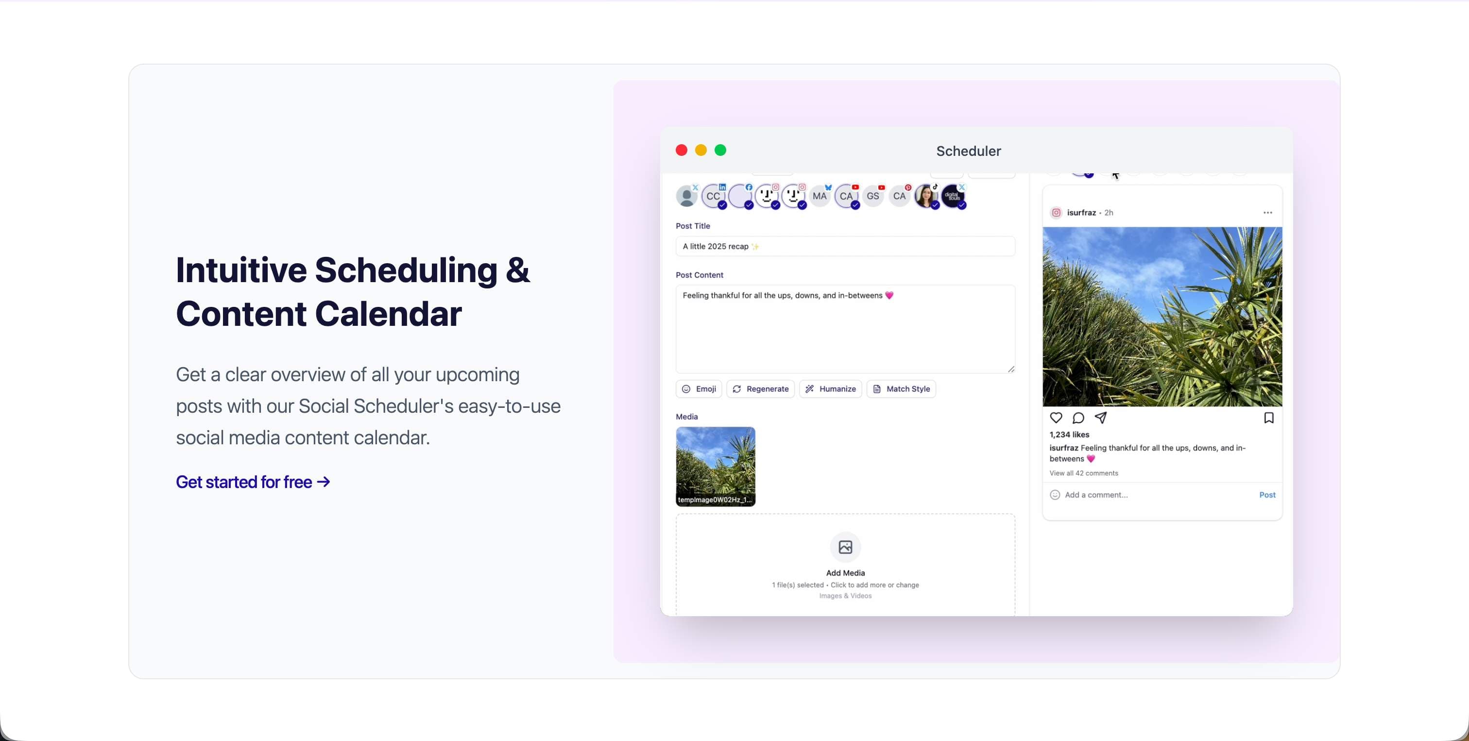 Scheduler.social screenshot 1