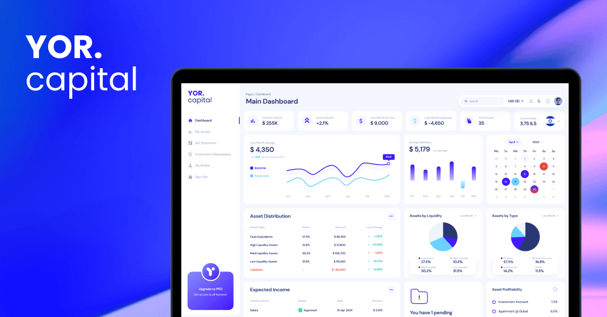 YOR. Net Worth Tracker & Wealth Management screenshot 2