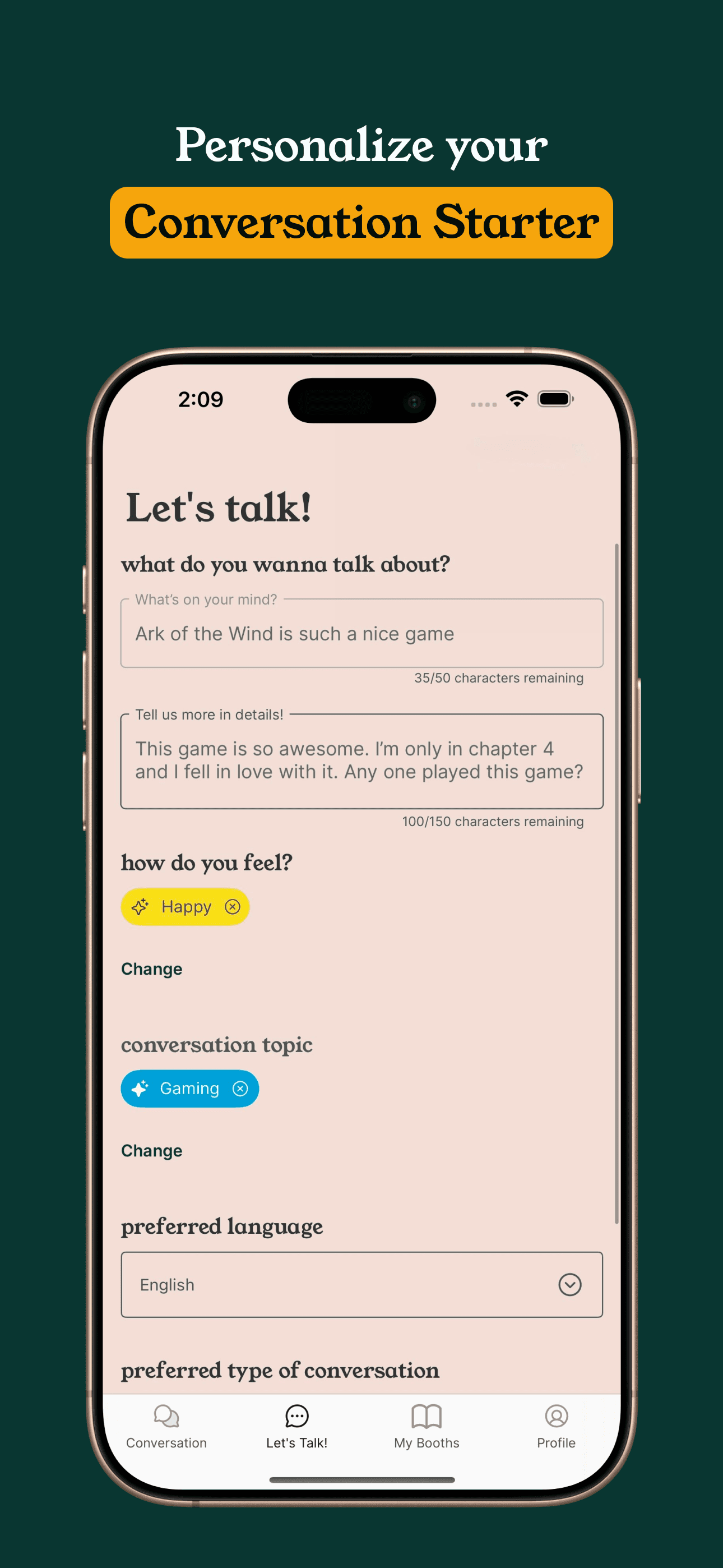 ChatterBooth screenshot 2