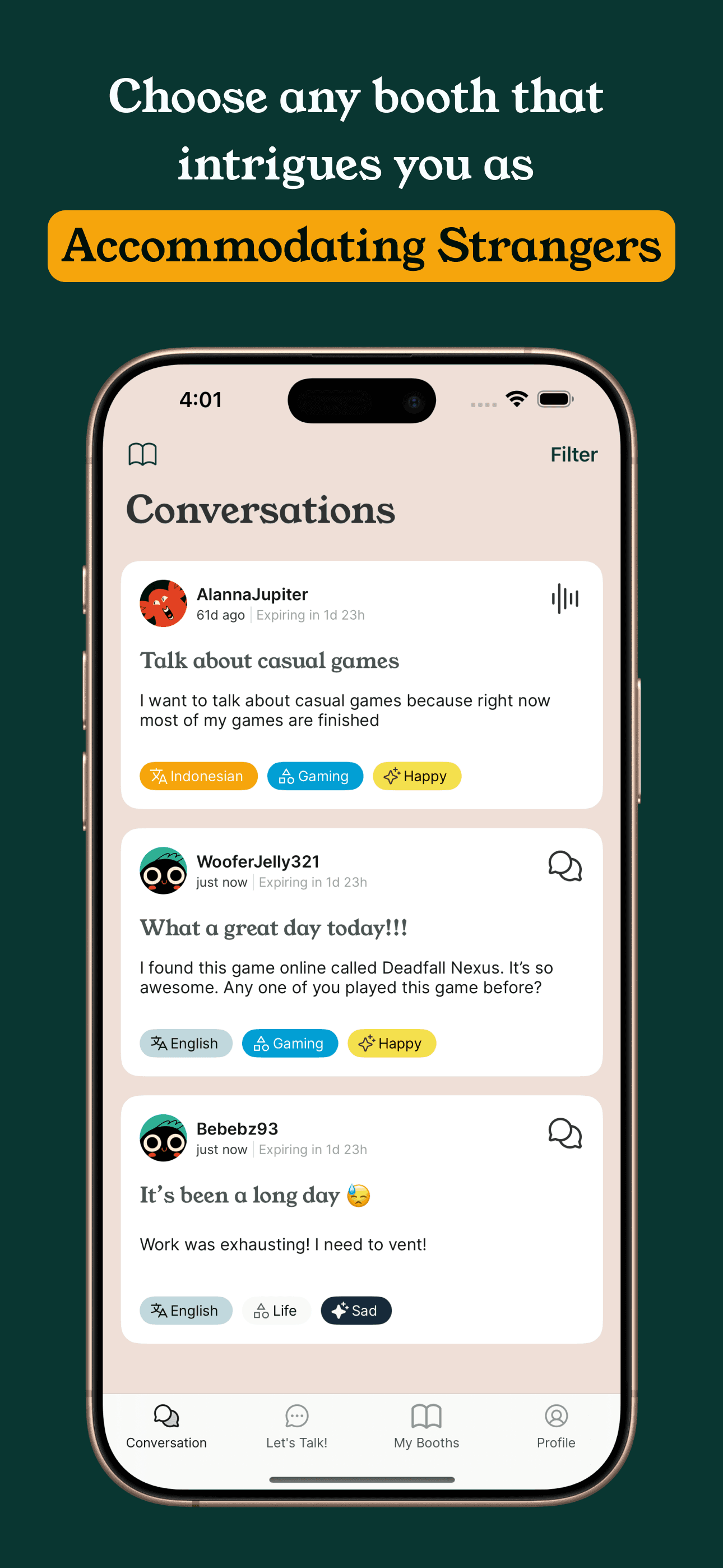 ChatterBooth screenshot 3