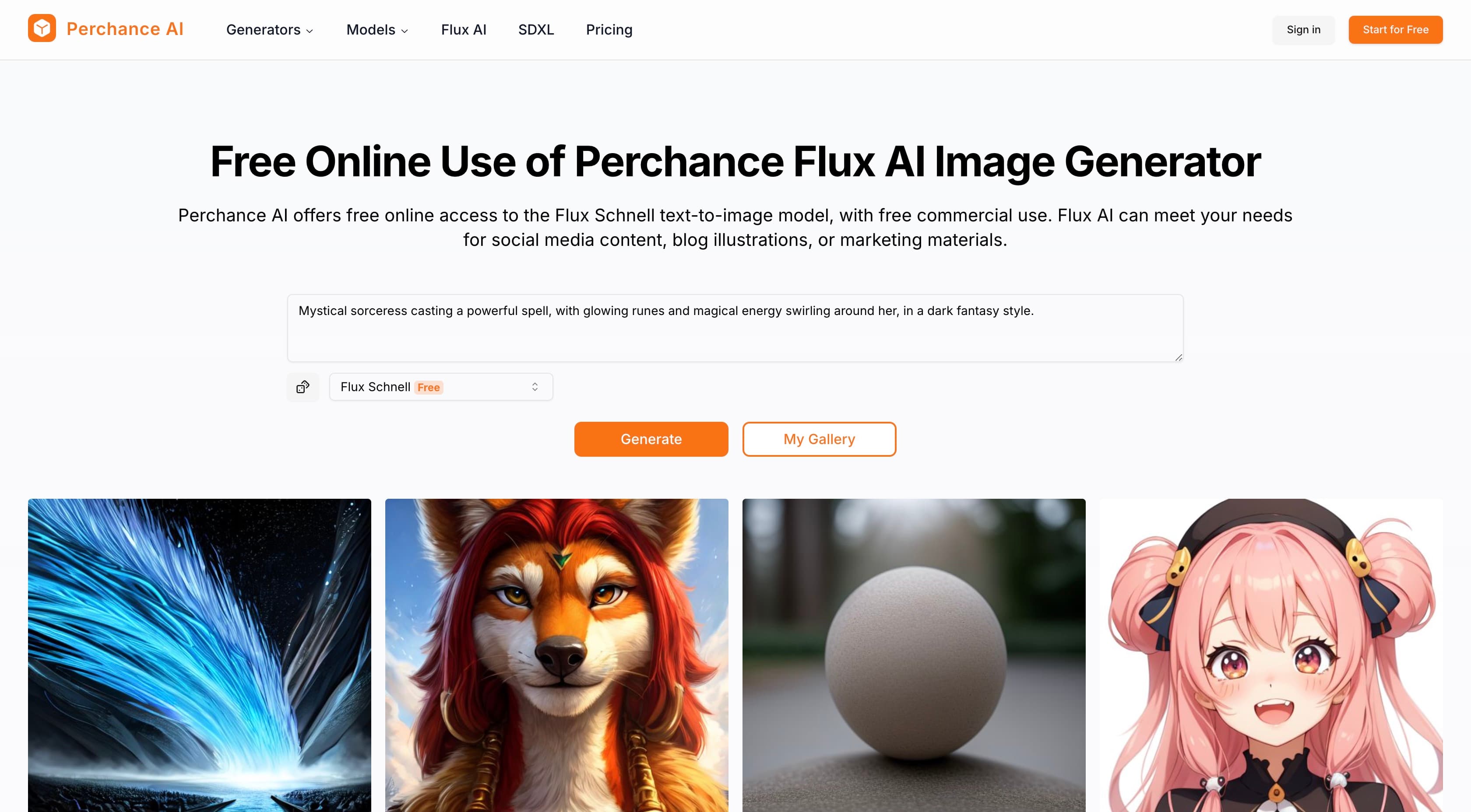 Perchance AI screenshot 1
