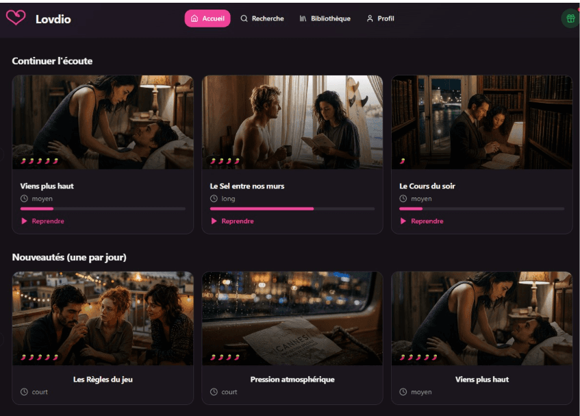 Lovdio screenshot 1