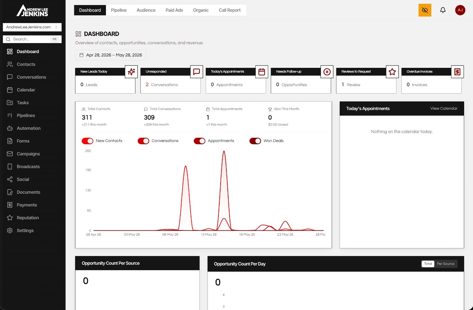 Seedly CRM screenshot 1
