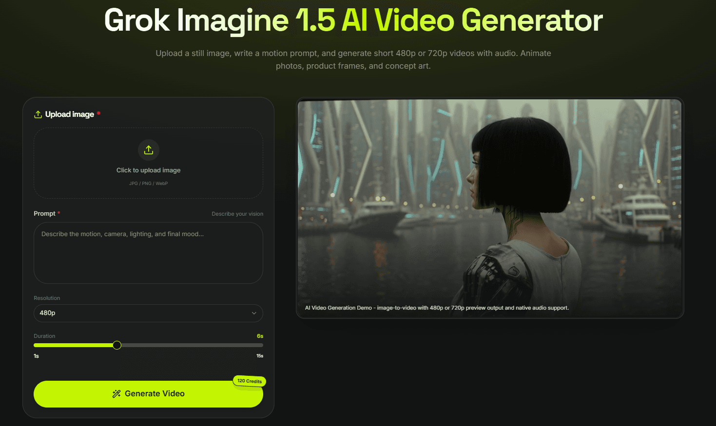 Grok Imagine 1.5 screenshot 1