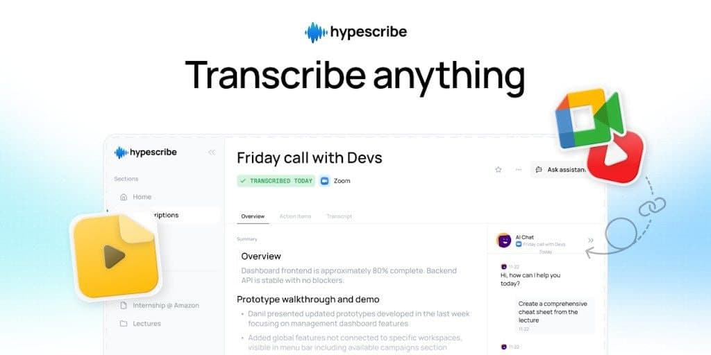 HypeScribe screenshot 1
