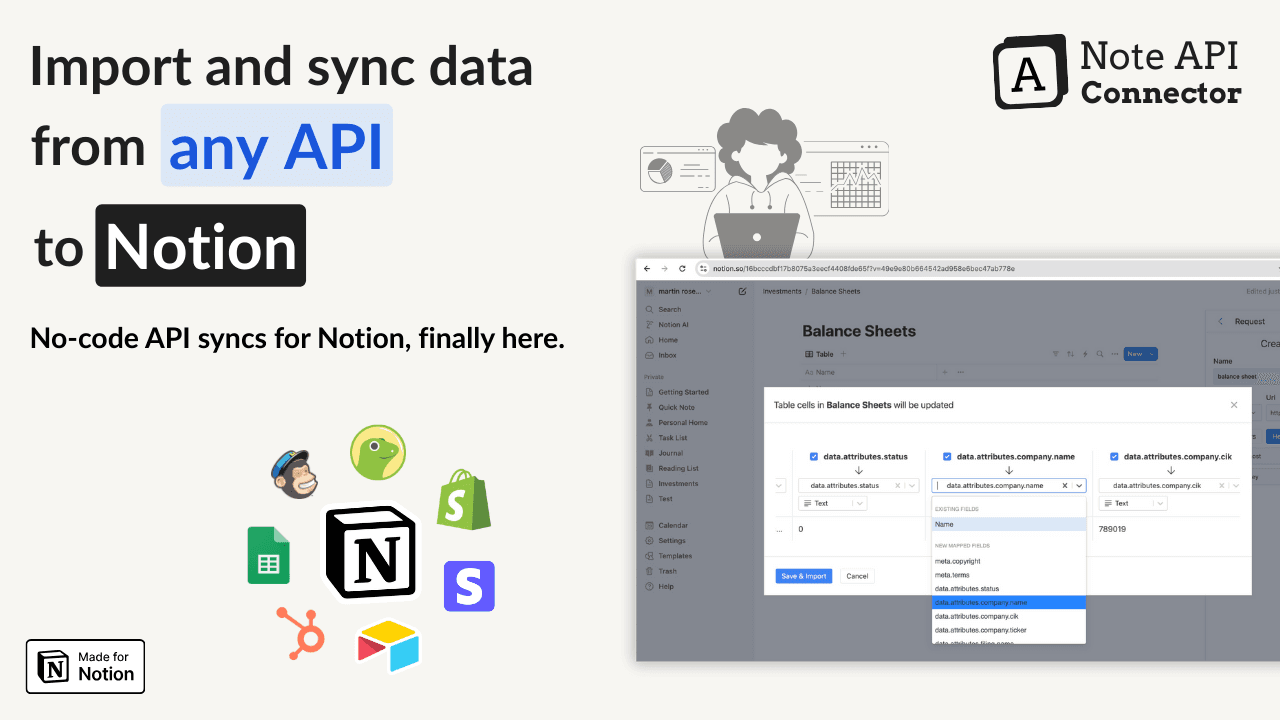 Note API Connector screenshot 1