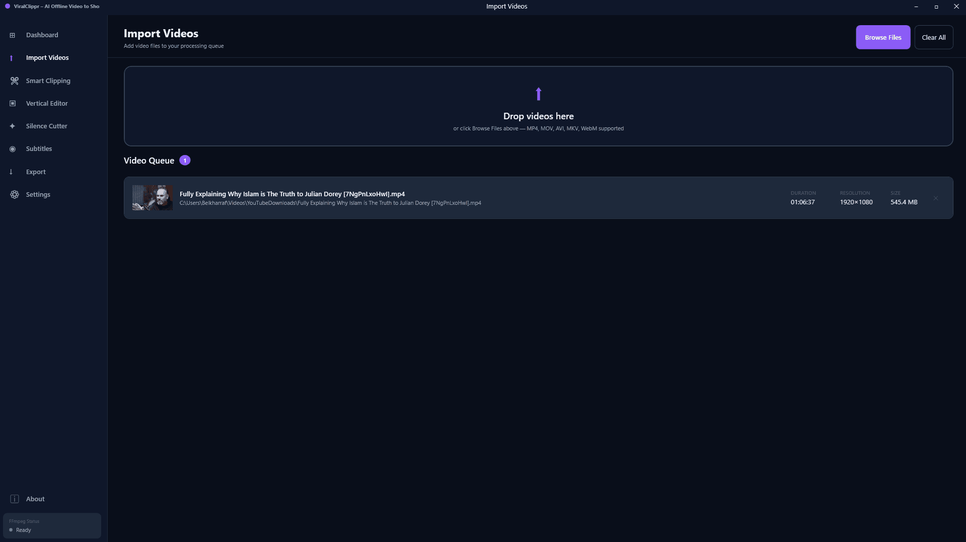 ViralClippr – AI Offline Video to Viral Shorts Generator screenshot 2