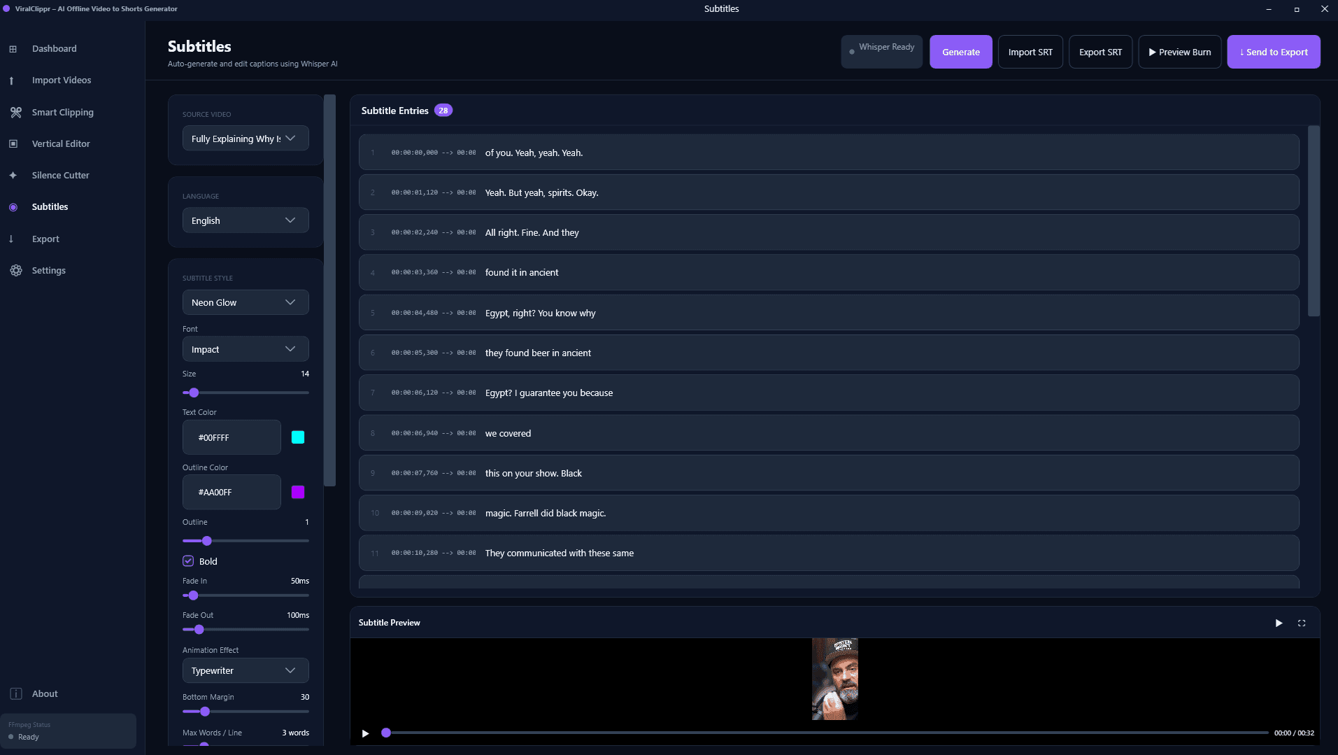 ViralClippr – AI Offline Video to Viral Shorts Generator screenshot 6