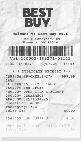 Online Receipt Maker screenshot 1