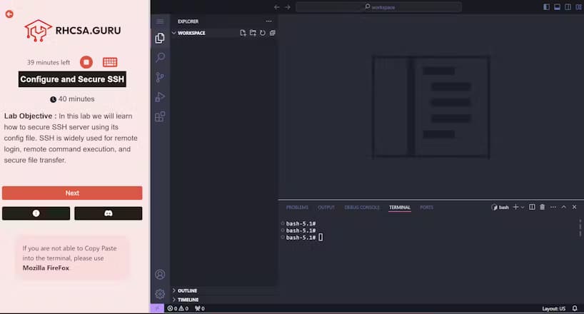 RHCSA.GURU screenshot 1