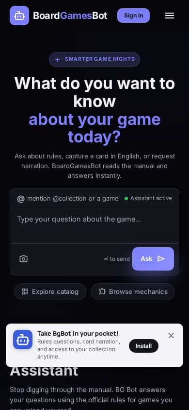 BoardGameBot screenshot 1