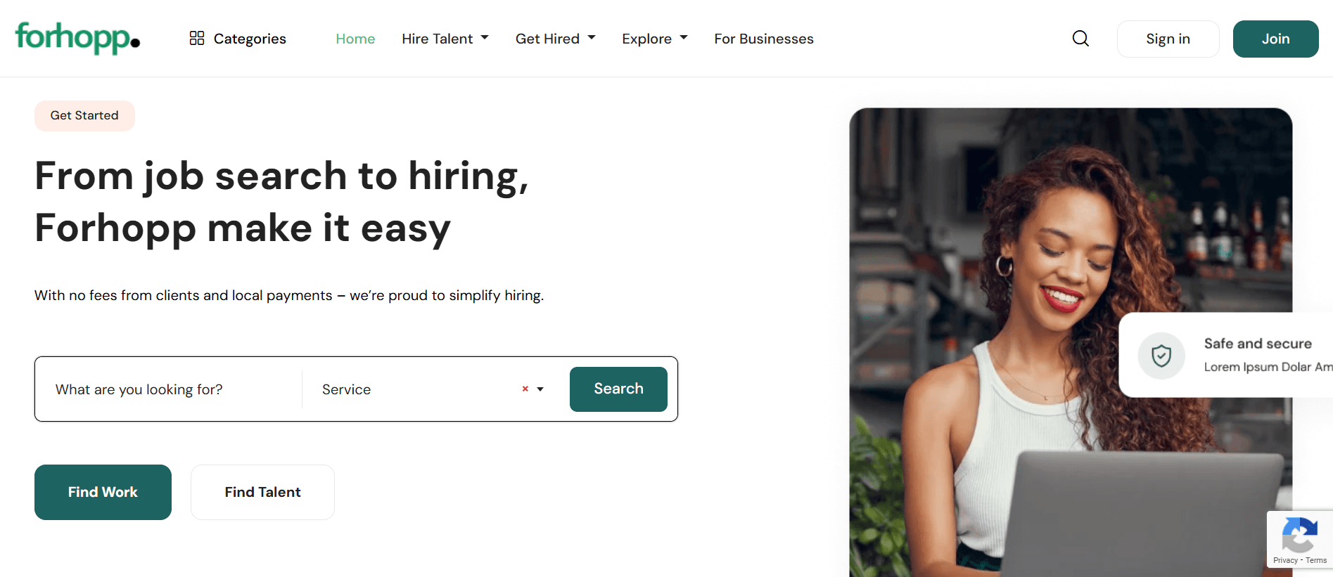 Forhopp screenshot 1