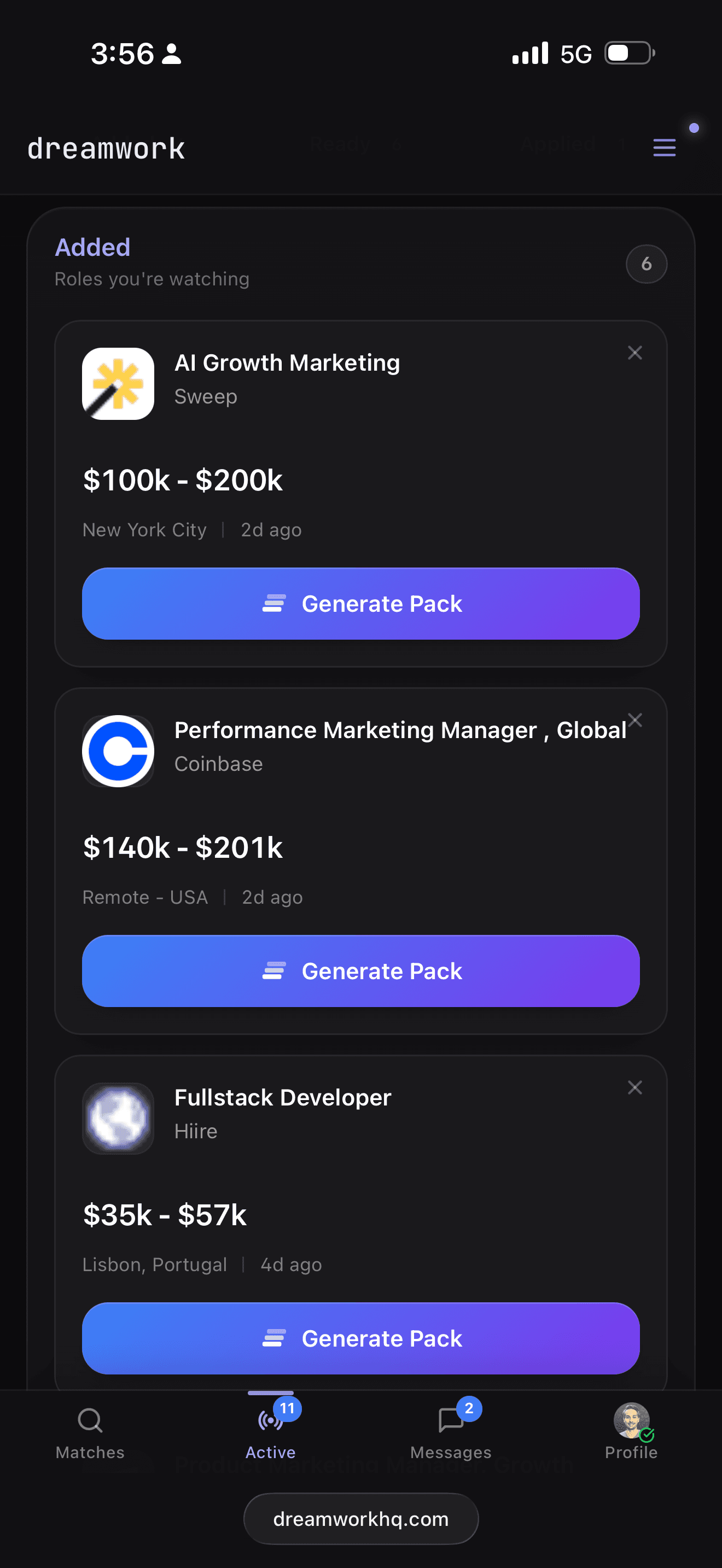 Dreamwork screenshot 2