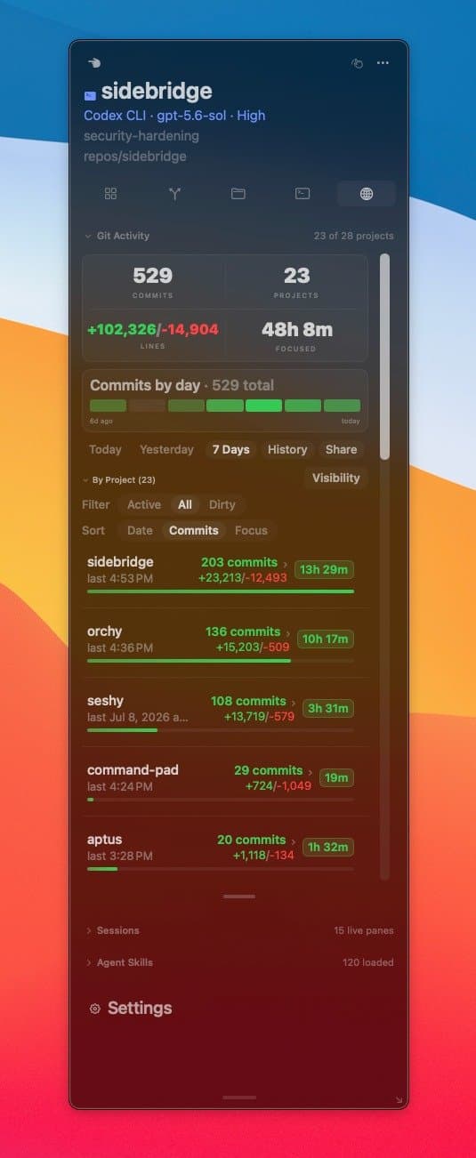 Sidebridge screenshot 1