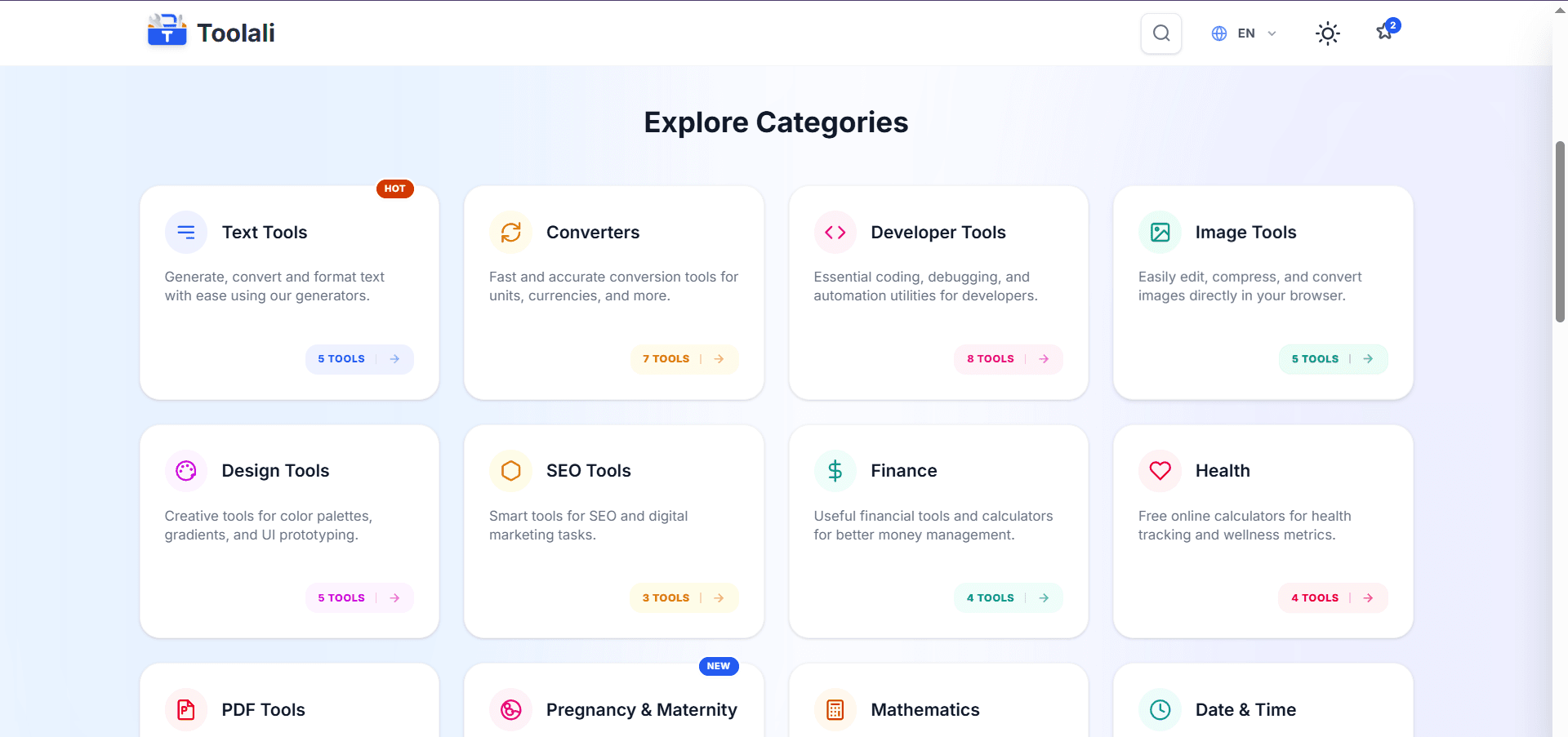 Toolali screenshot 1