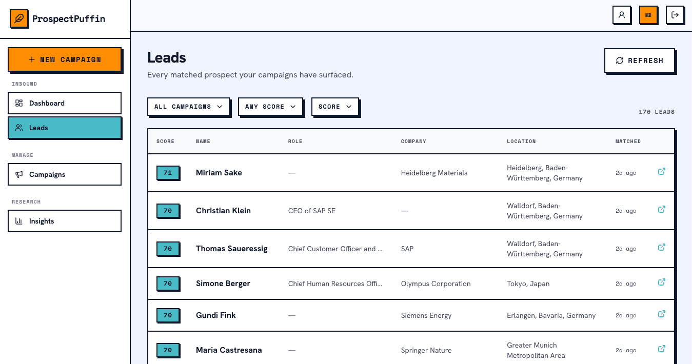ProspectPuffin screenshot 1