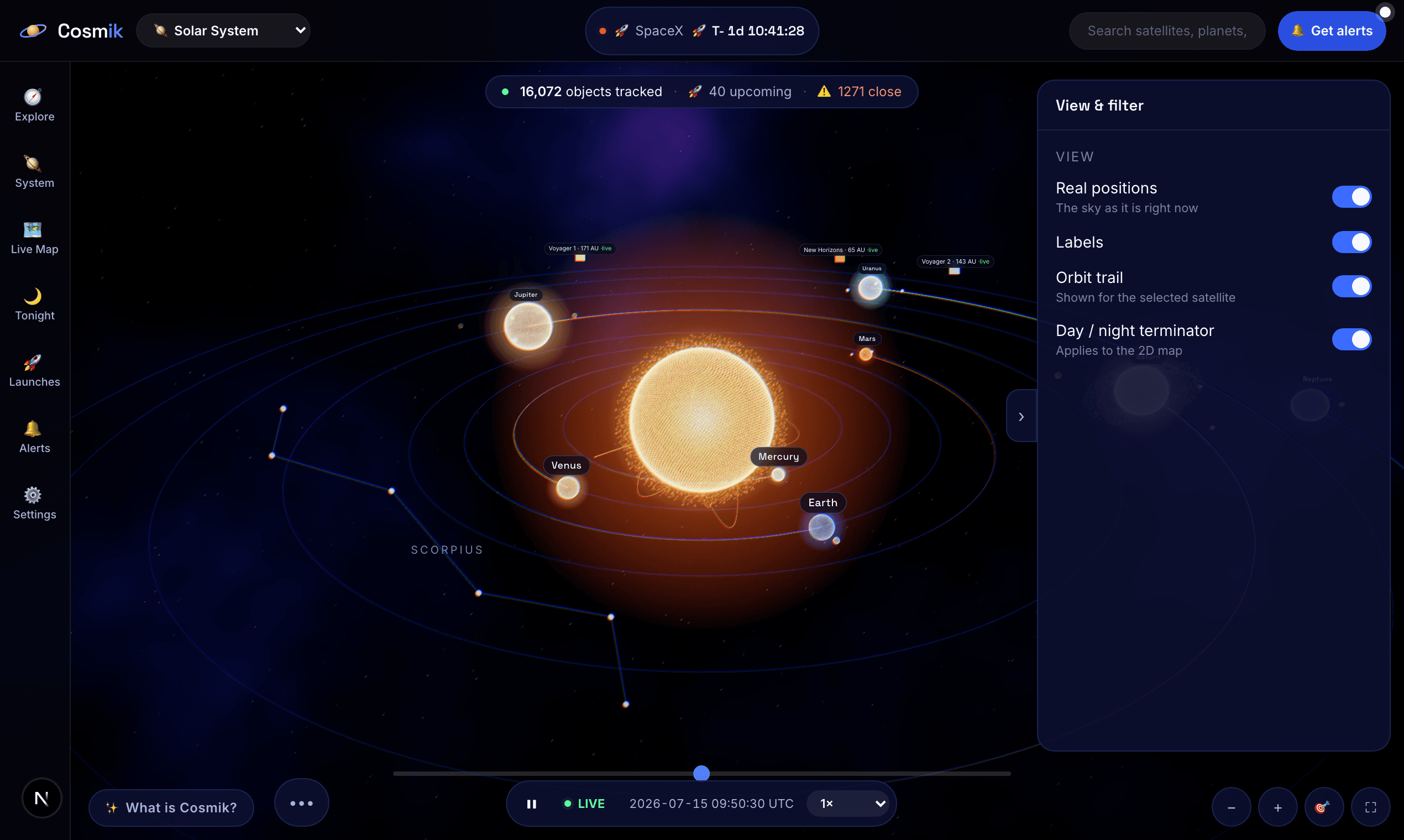 Cosmik screenshot 1