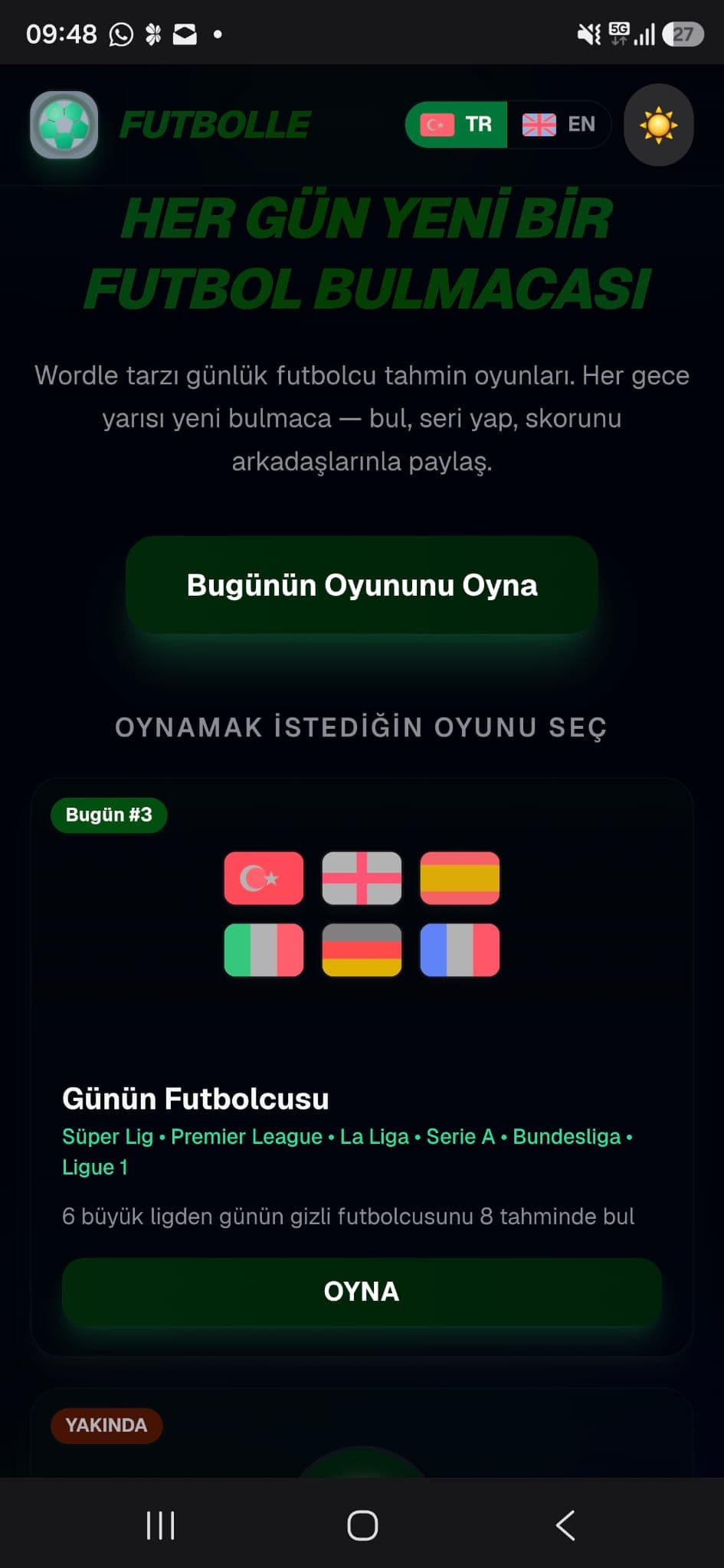 Futbolle screenshot 1