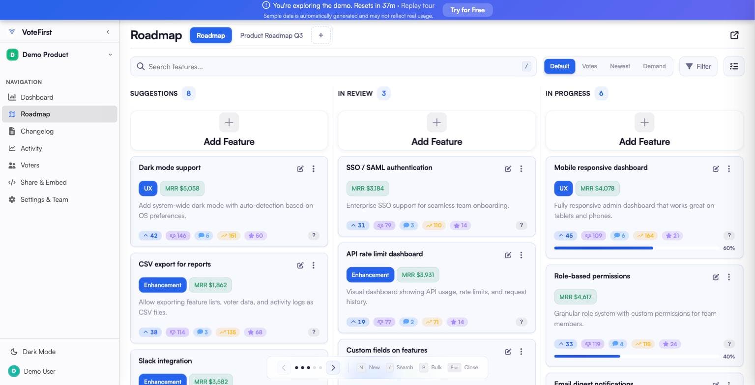 VoteFirst screenshot 1