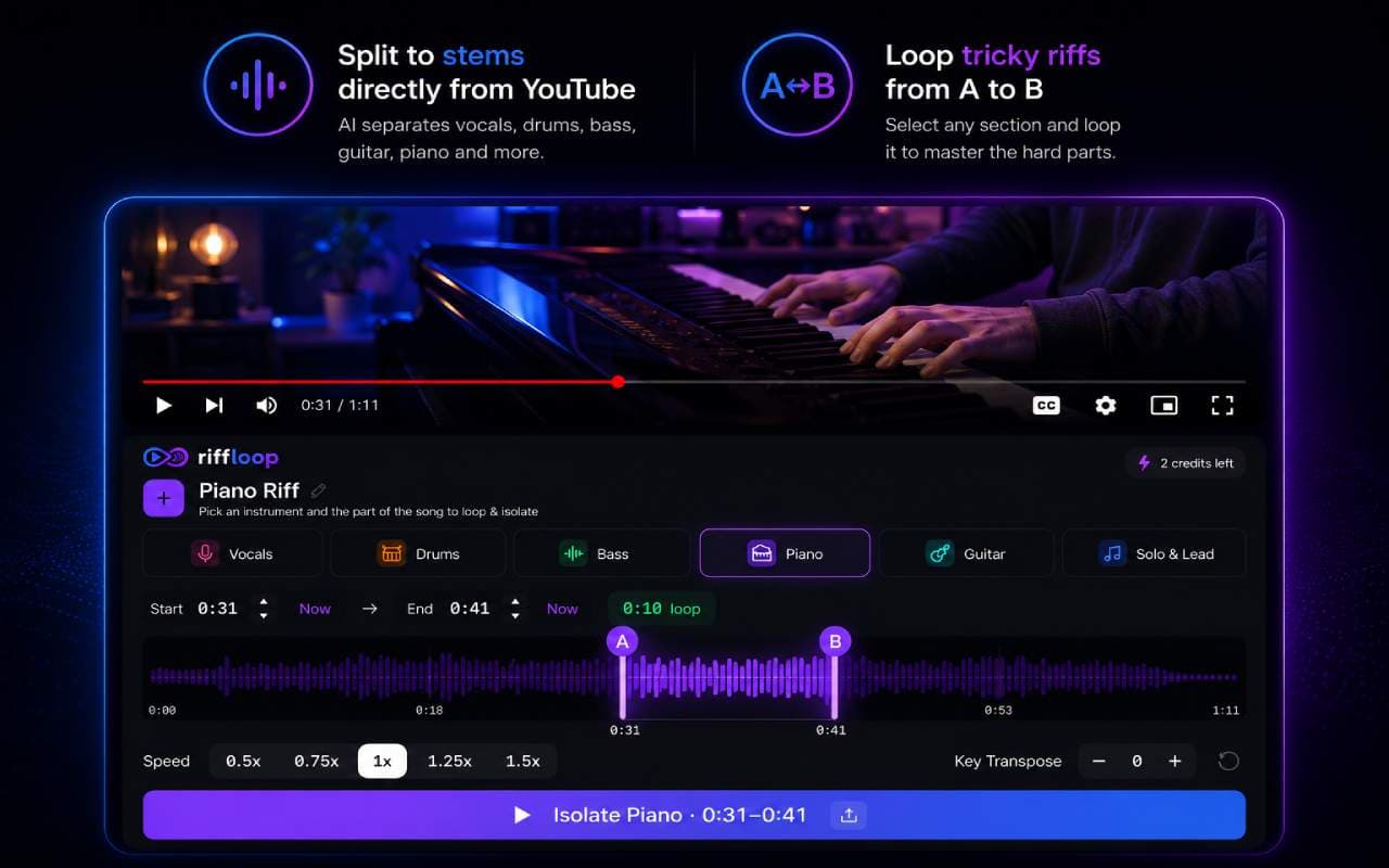 Riffloop screenshot 1