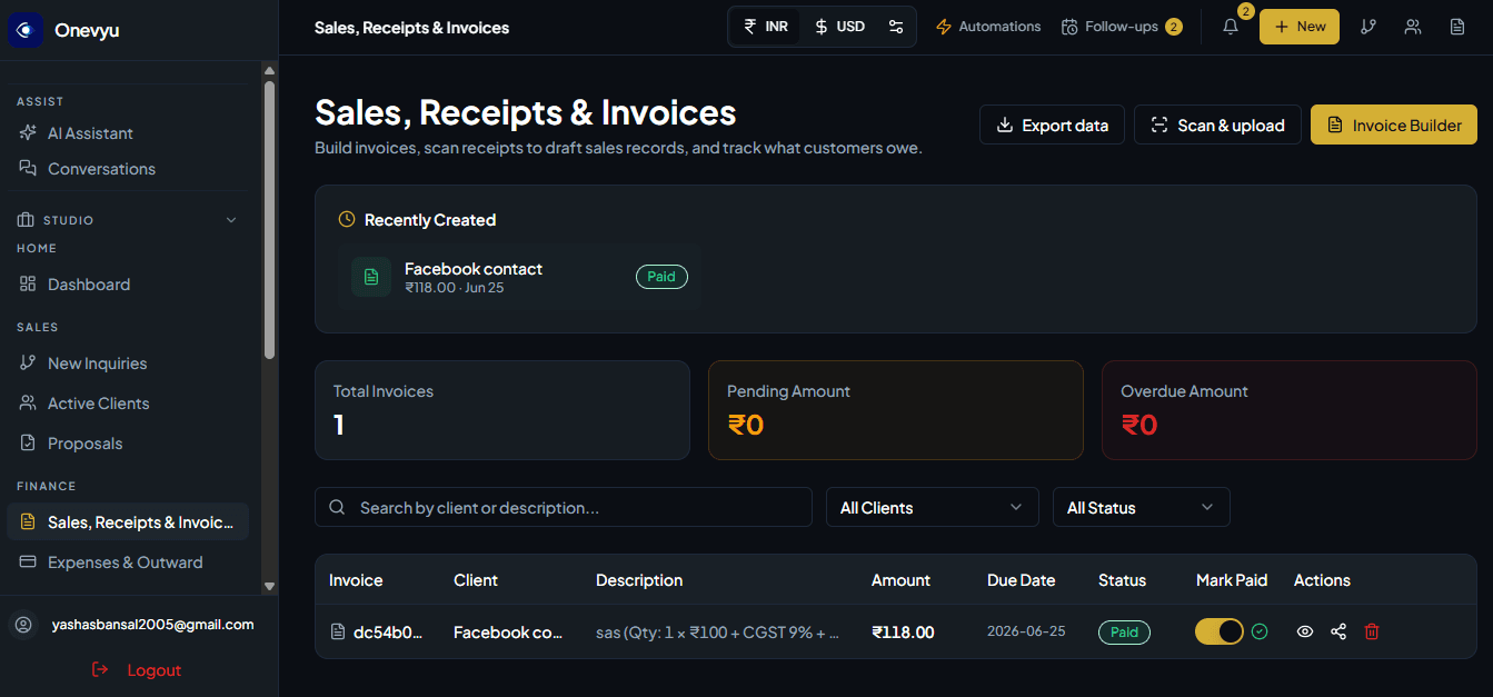 Onevyu screenshot 3