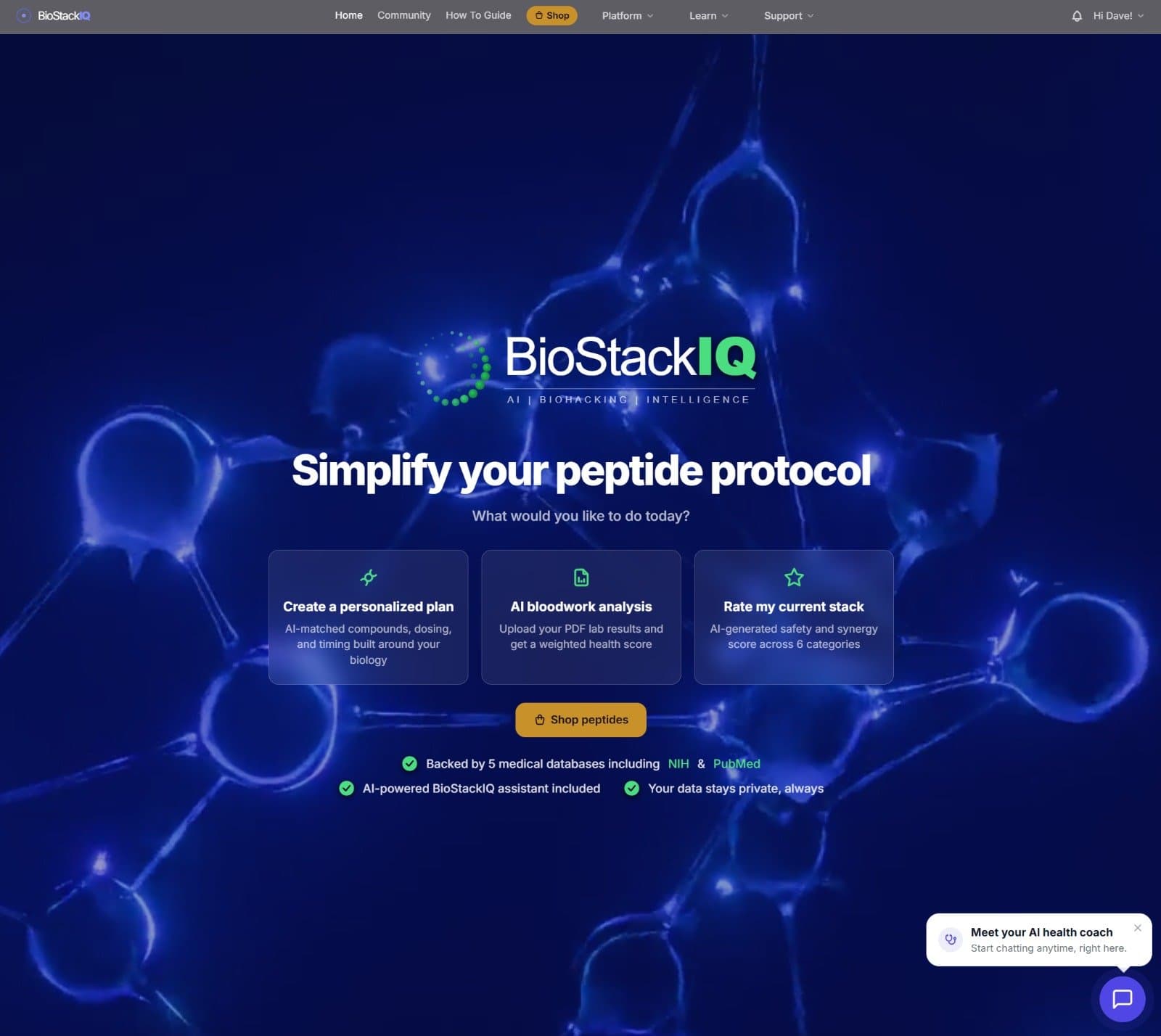 BioStackIQ screenshot 1