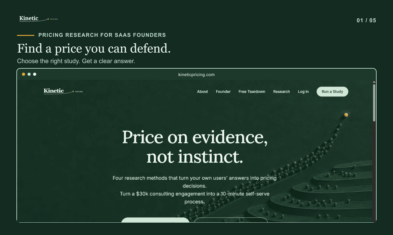 Kinetic Pricing screenshot 1