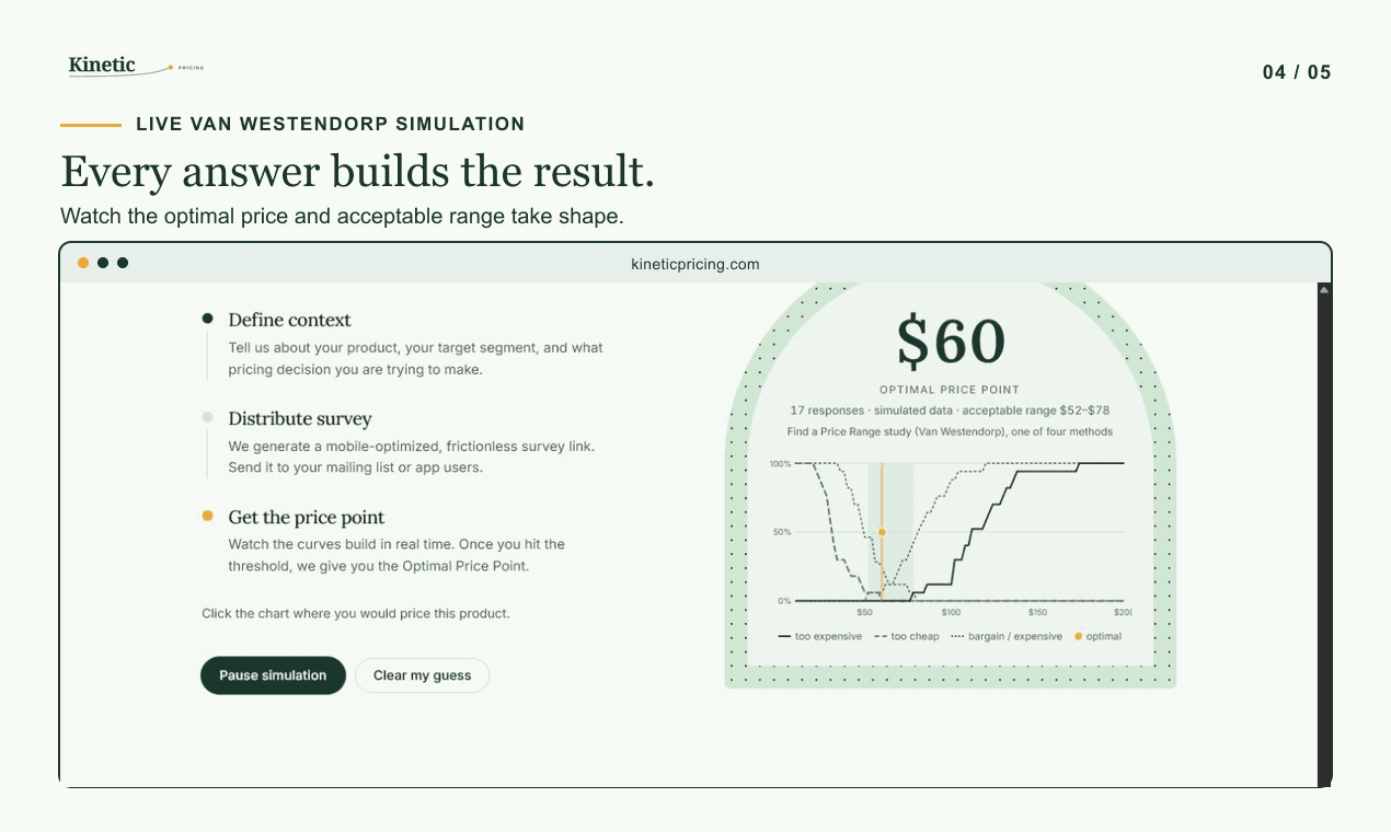 Kinetic Pricing screenshot 4